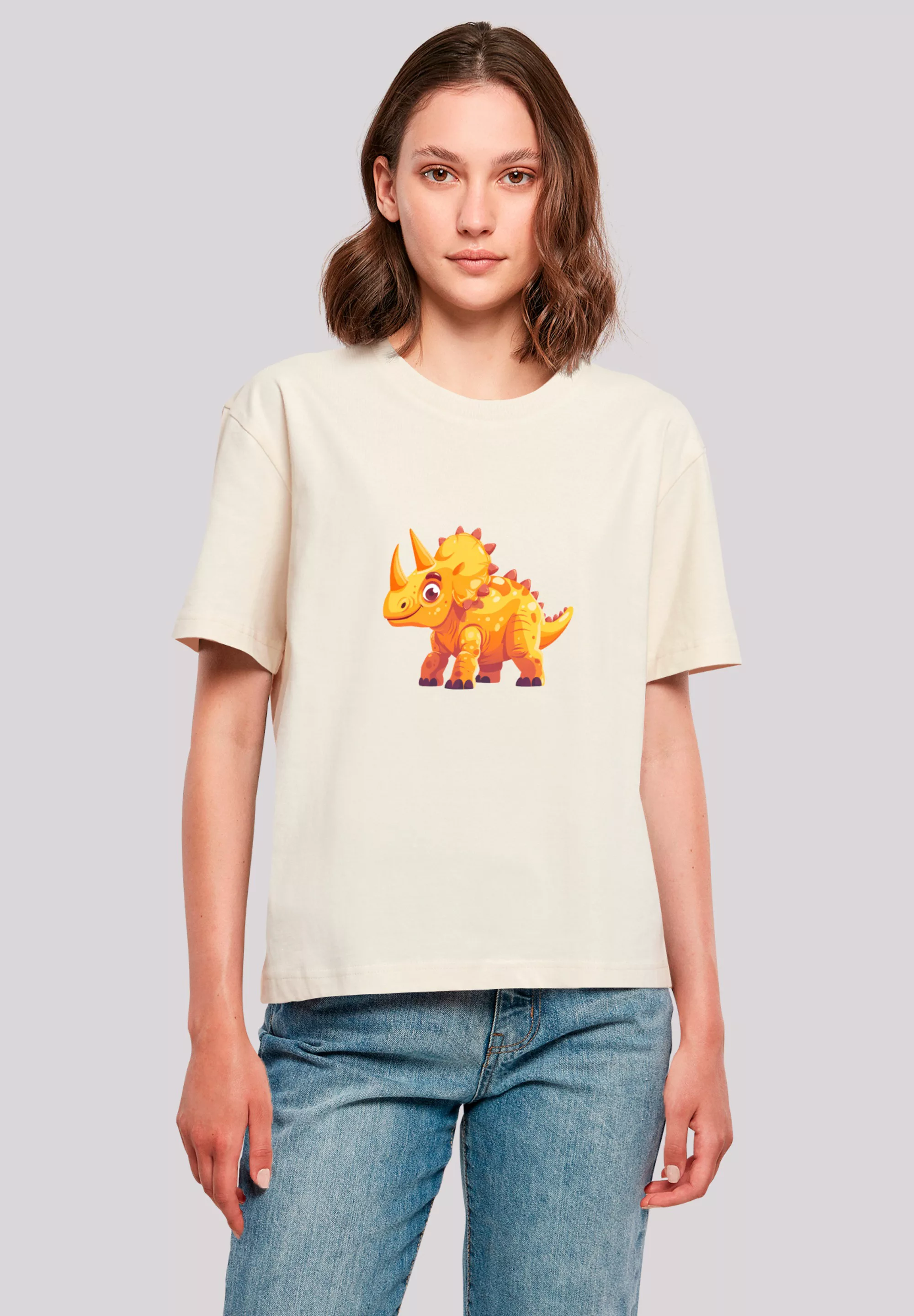 F4NT4STIC T-Shirt "Süßer Triceratops Dinosaurier", Premium Qualität günstig online kaufen