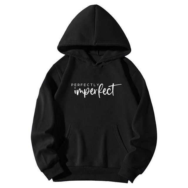 Banco Kapuzensweatshirt Damen Perfectly Imperfect Hoodie Unifarben Größen X günstig online kaufen