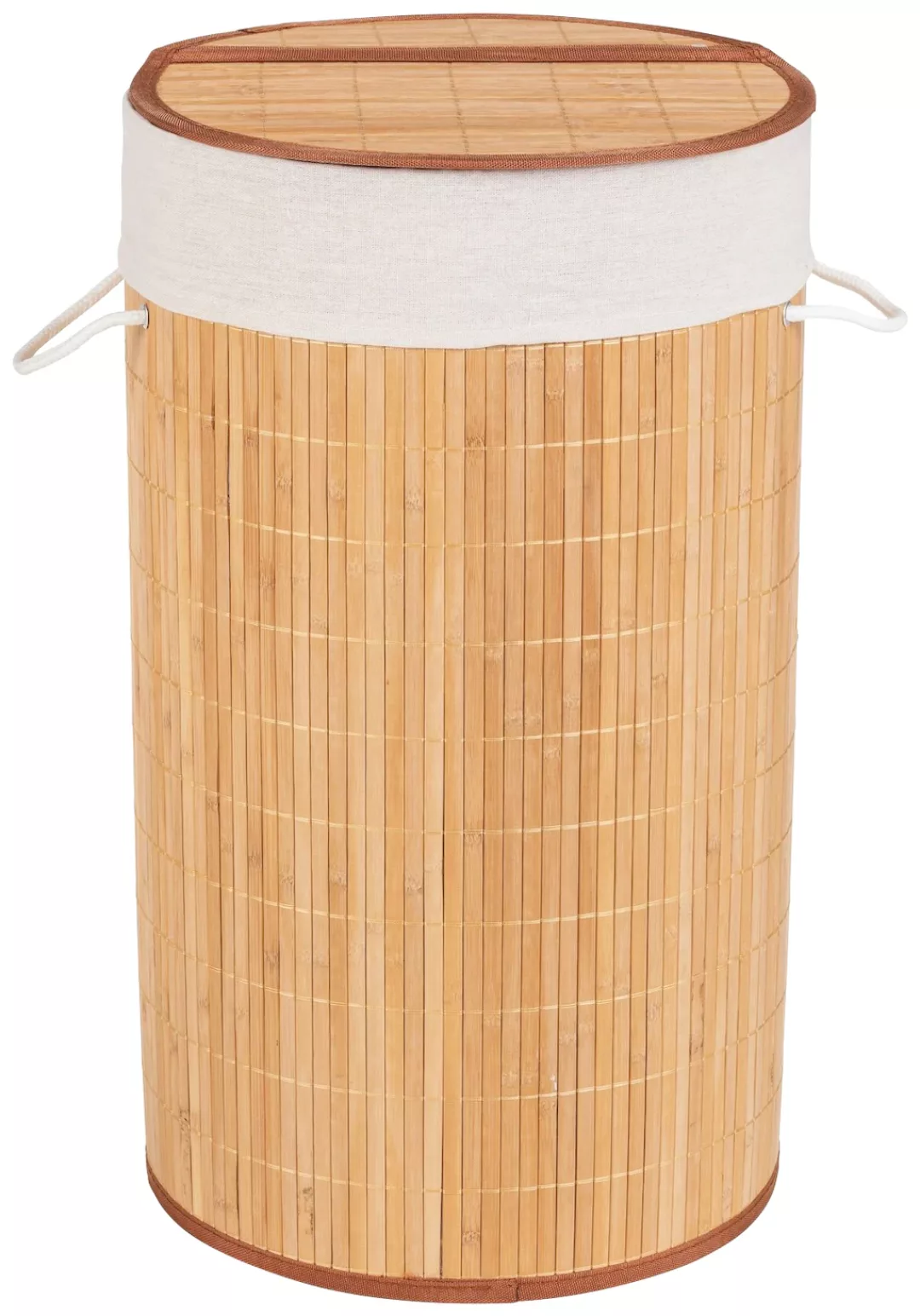 WENKO Wäschetruhe Bamboo Natur, Wäschekorb, 55 l natur günstig online kaufen