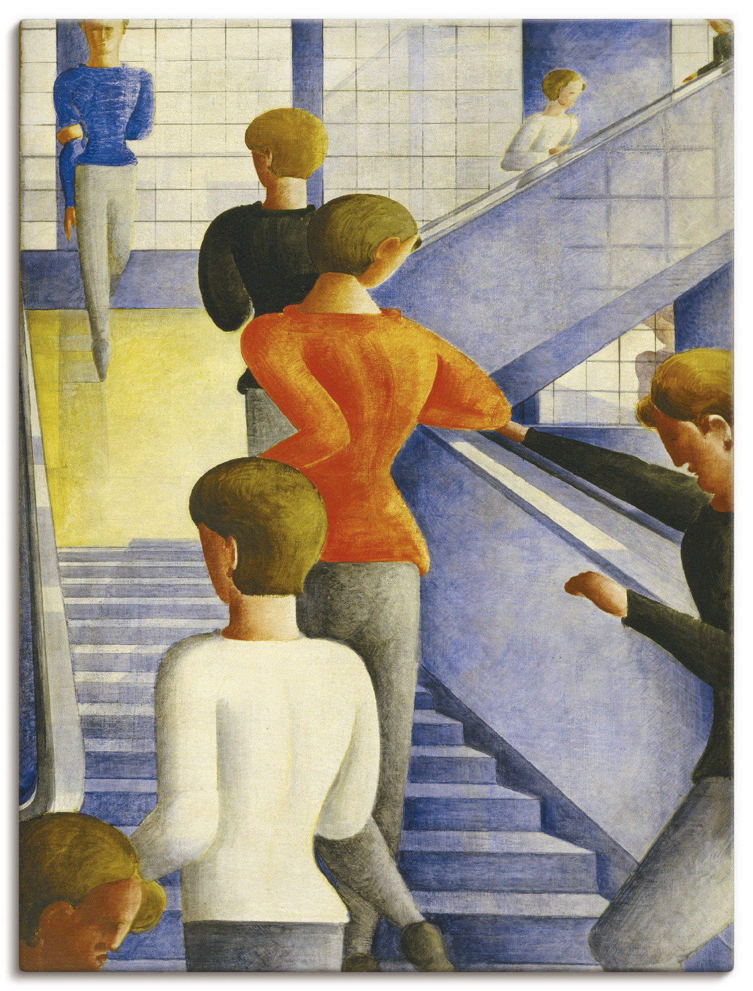Artland Wandbild "Bauhaustreppe. 1932", Gruppen & Familien, (1 St.), als Al günstig online kaufen