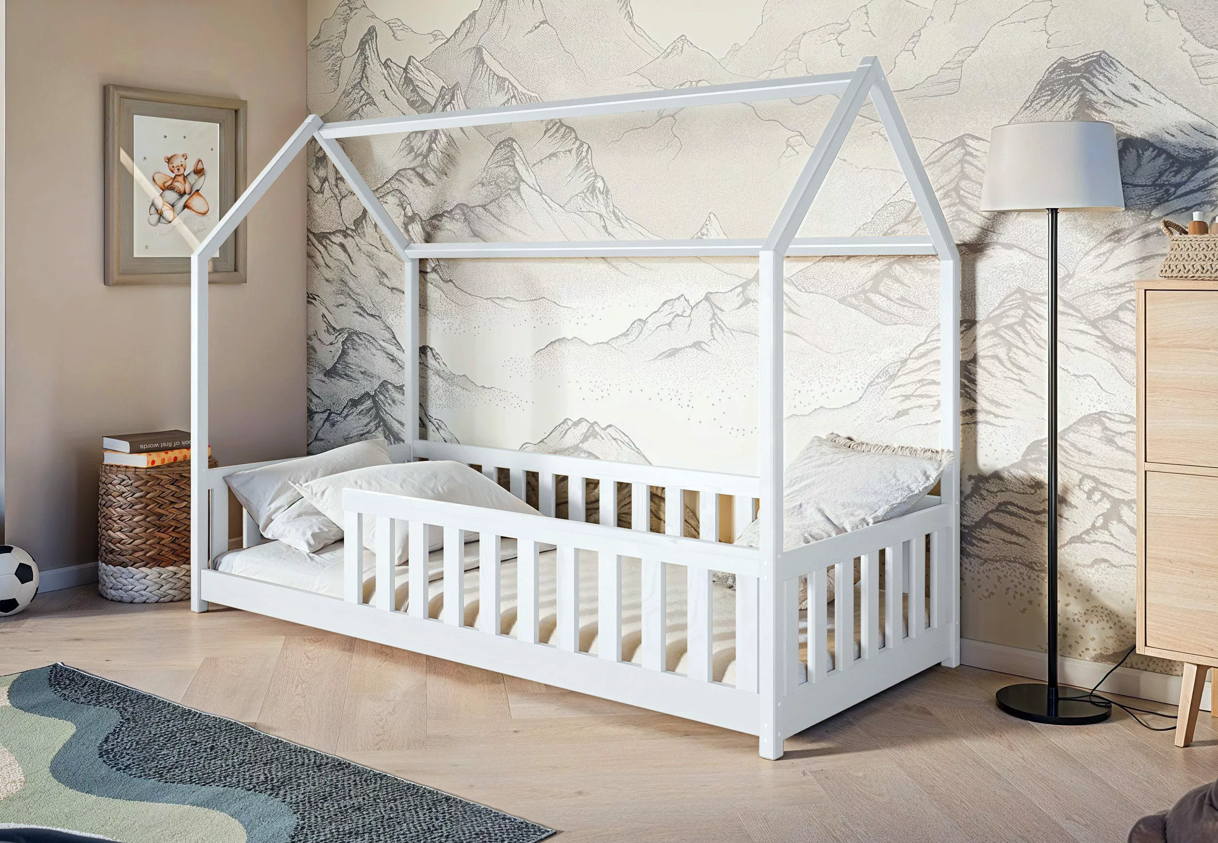 Kids Collective Hausbett Kinderbett 90x200 cm günstig online kaufen