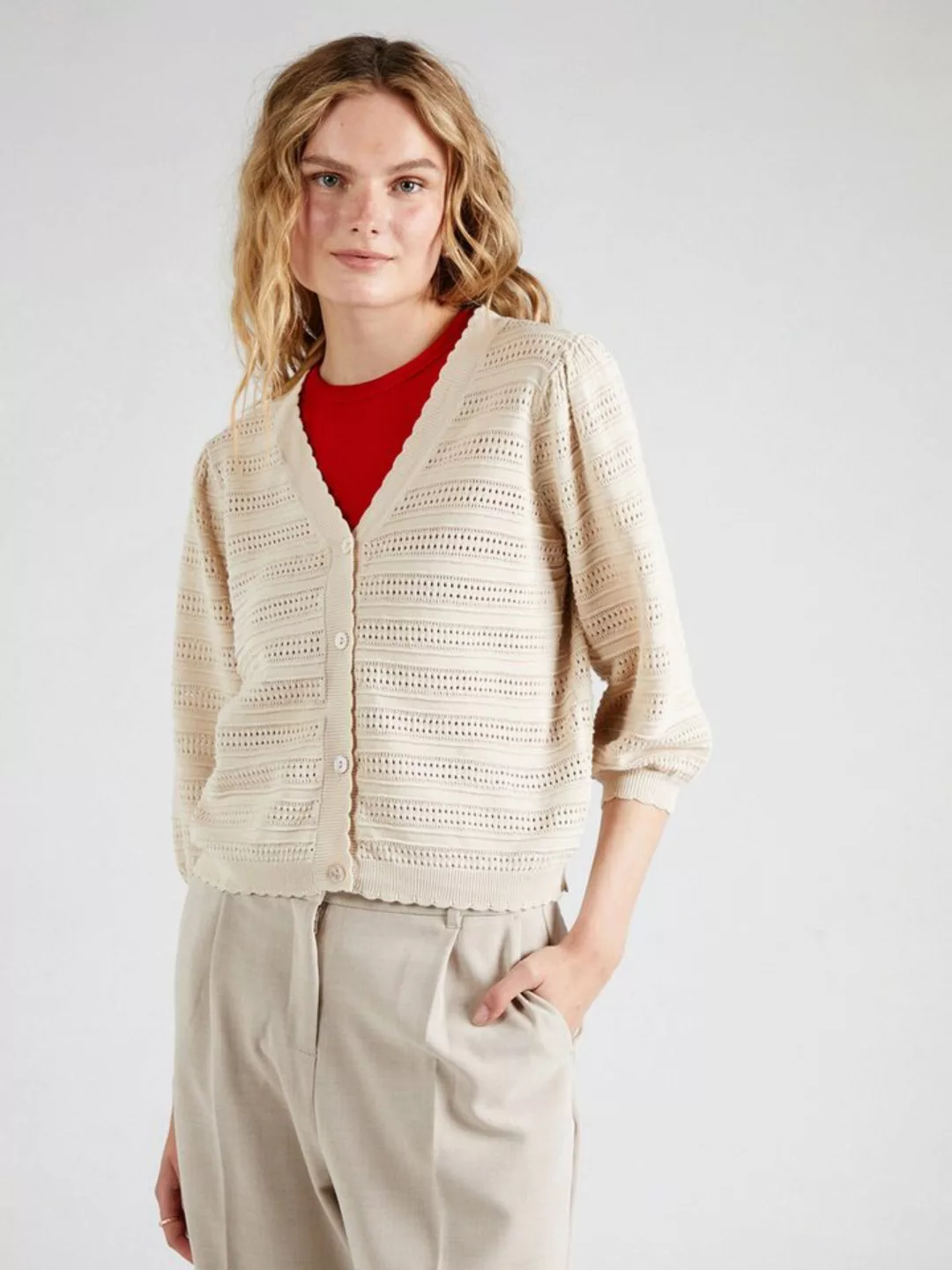 nümph Strickjacke CORINNA (1-tlg) Lochmuster günstig online kaufen