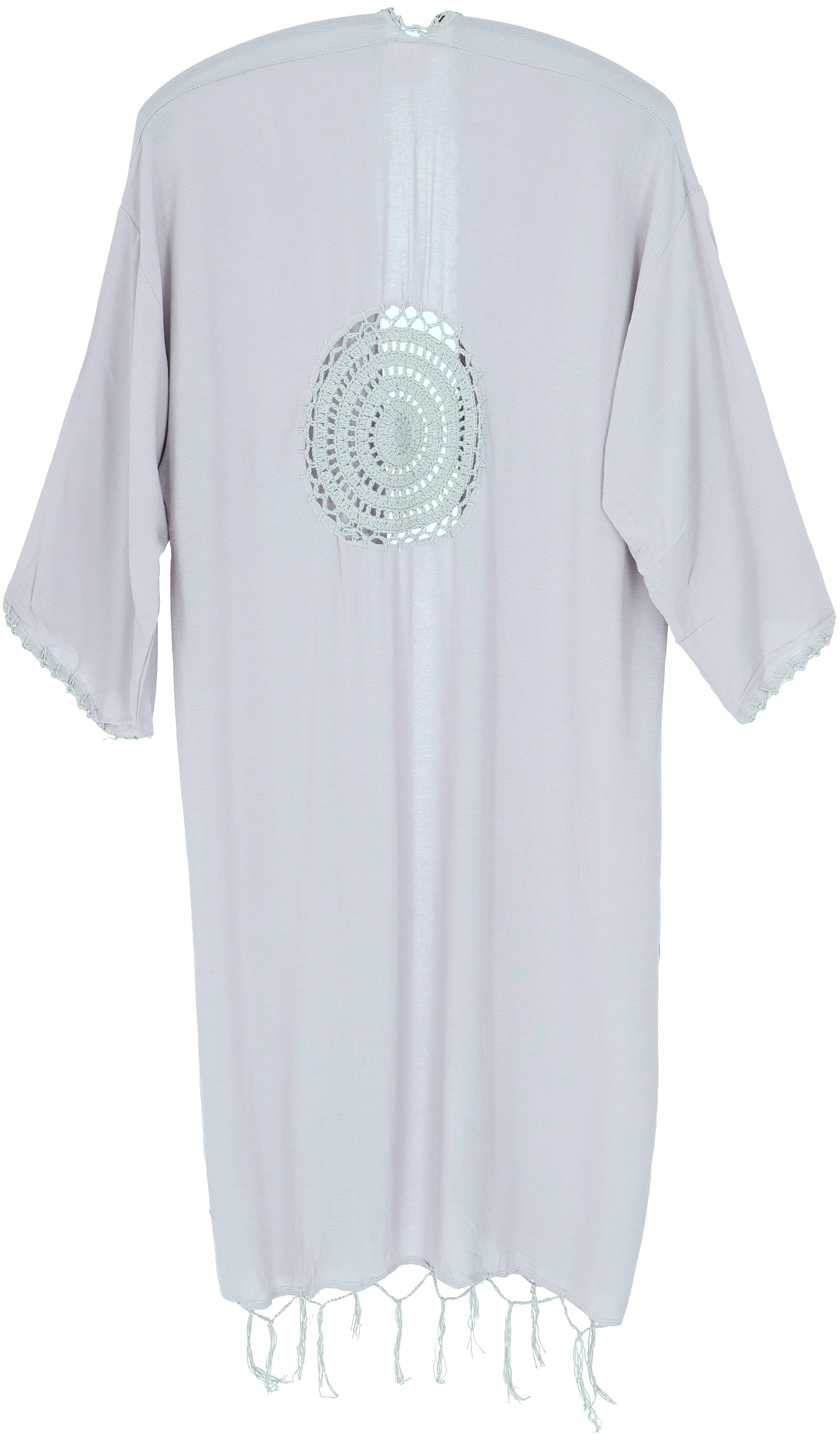 Guru-Shop Kimono Leichter Kaftan, besticktes offenes.., günstig online kaufen