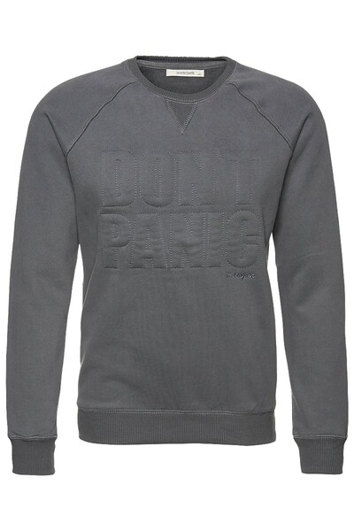 Herren-pullover Aus Bio-baumwolle "Soft Sweat Don't Panic Male" günstig online kaufen