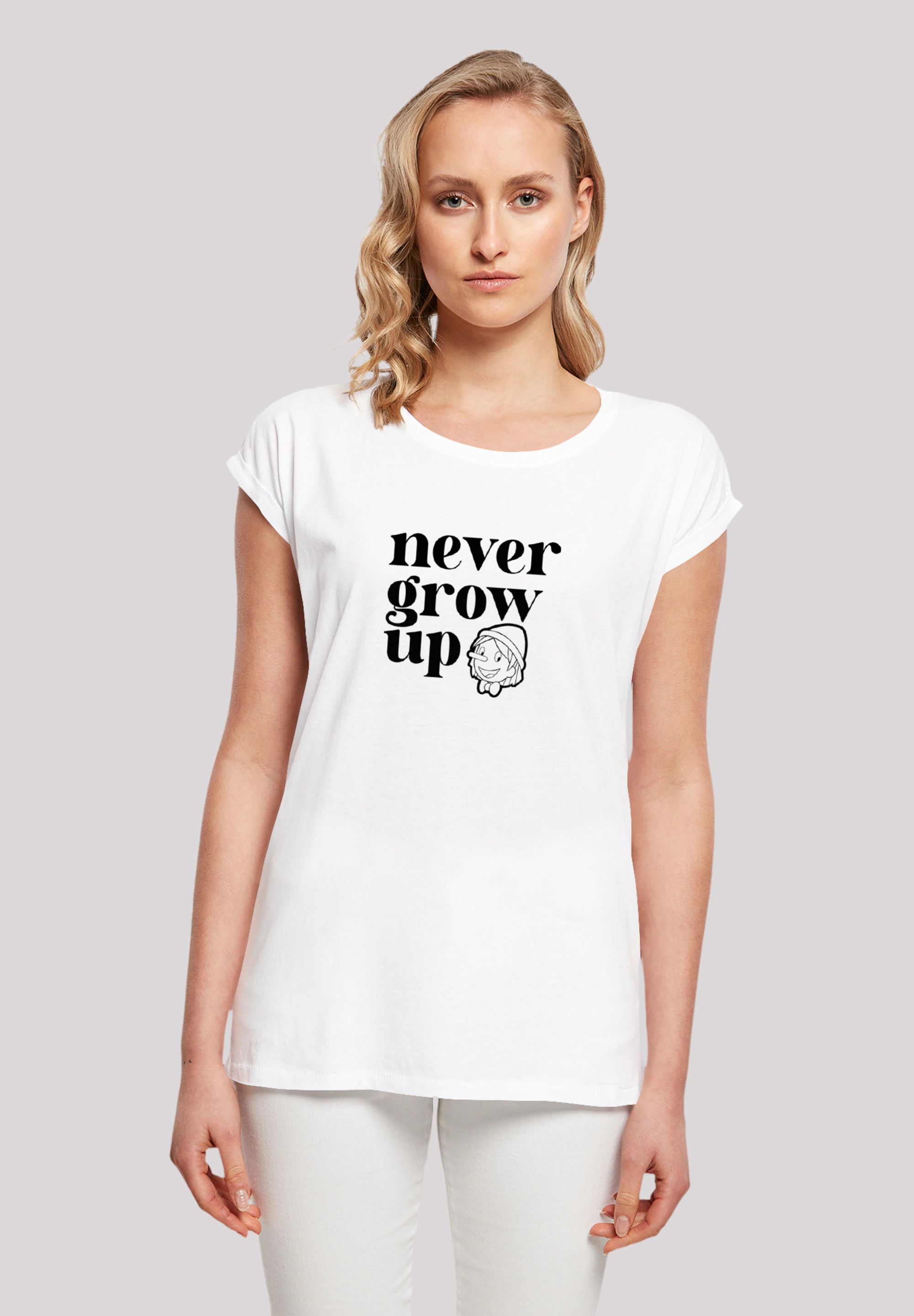 F4NT4STIC T-Shirt "Heroes of Childhood Pinocchio Never Grow Up", Retro, Her günstig online kaufen