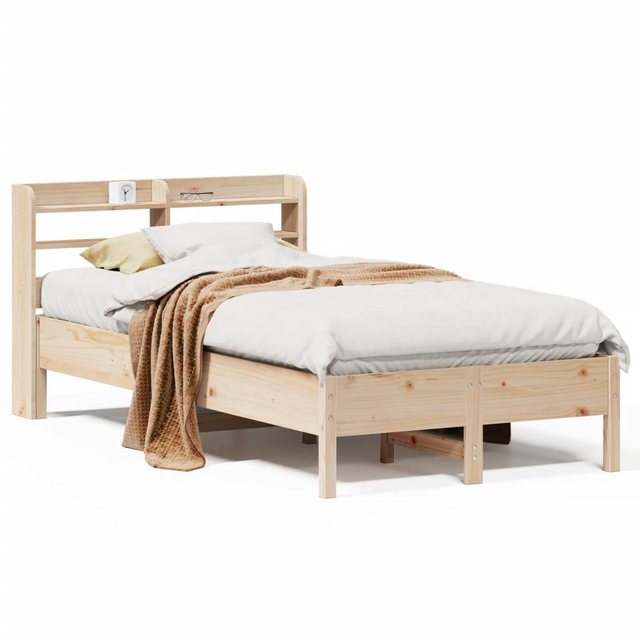 vidaXL Bett, Massivholzbett ohne Matratze 75x190 cm Kiefernholz günstig online kaufen