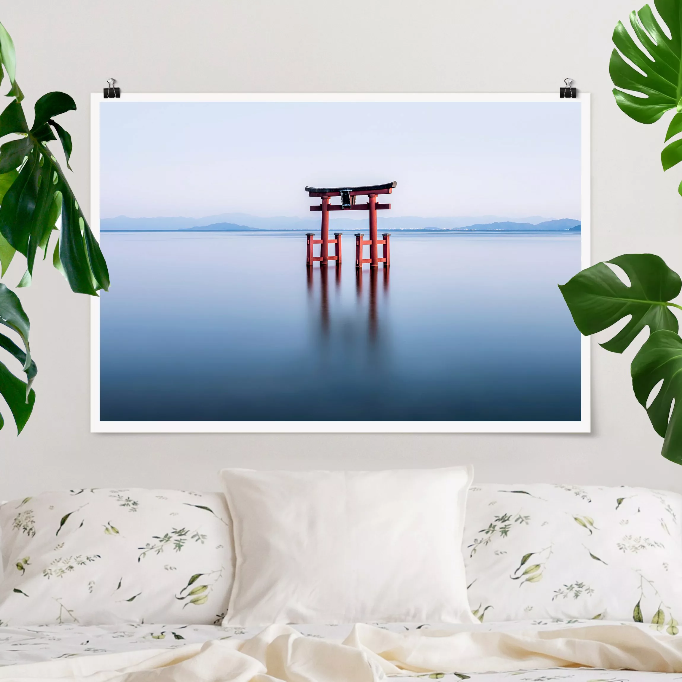 Poster Torii im Wasser günstig online kaufen