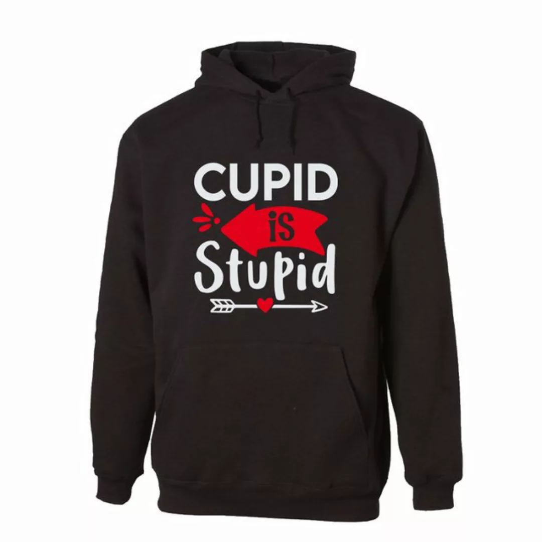 G-graphics Hoodie Cupid is stupid Unisex mit trendigem Frontprint mit Spruc günstig online kaufen