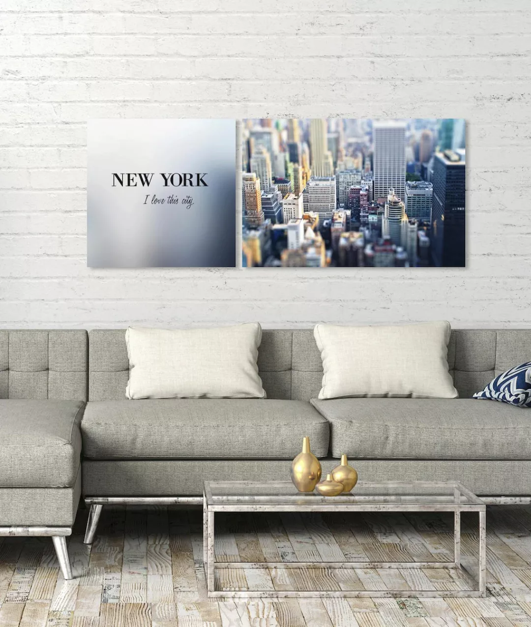 queence Leinwandbild »New York«, (Set), 2er-Set günstig online kaufen