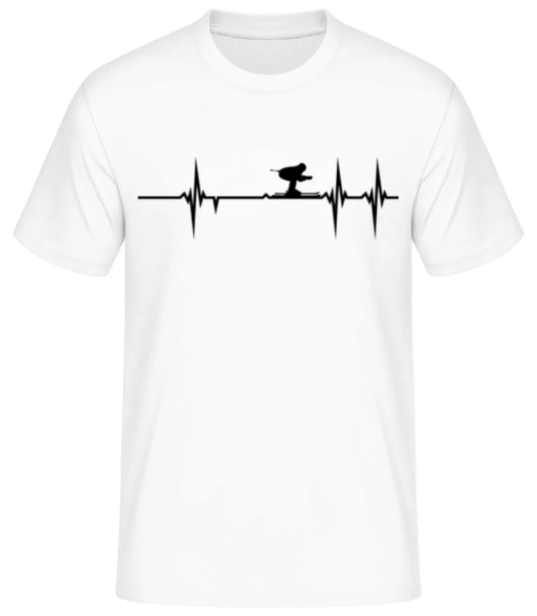 Ski Herzschlag · Männer Basic T-Shirt günstig online kaufen