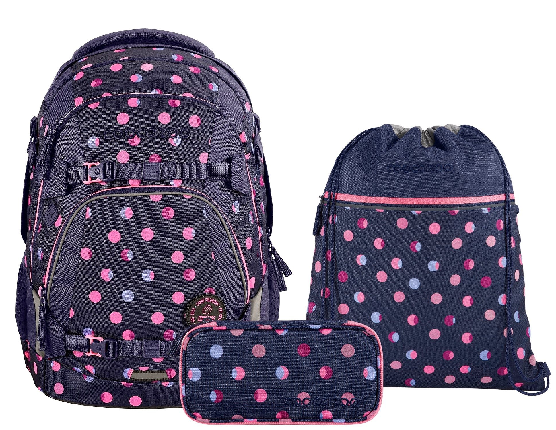 coocazoo Schulranzen Schulrucksack-Set MATE Reflective Moons günstig online kaufen