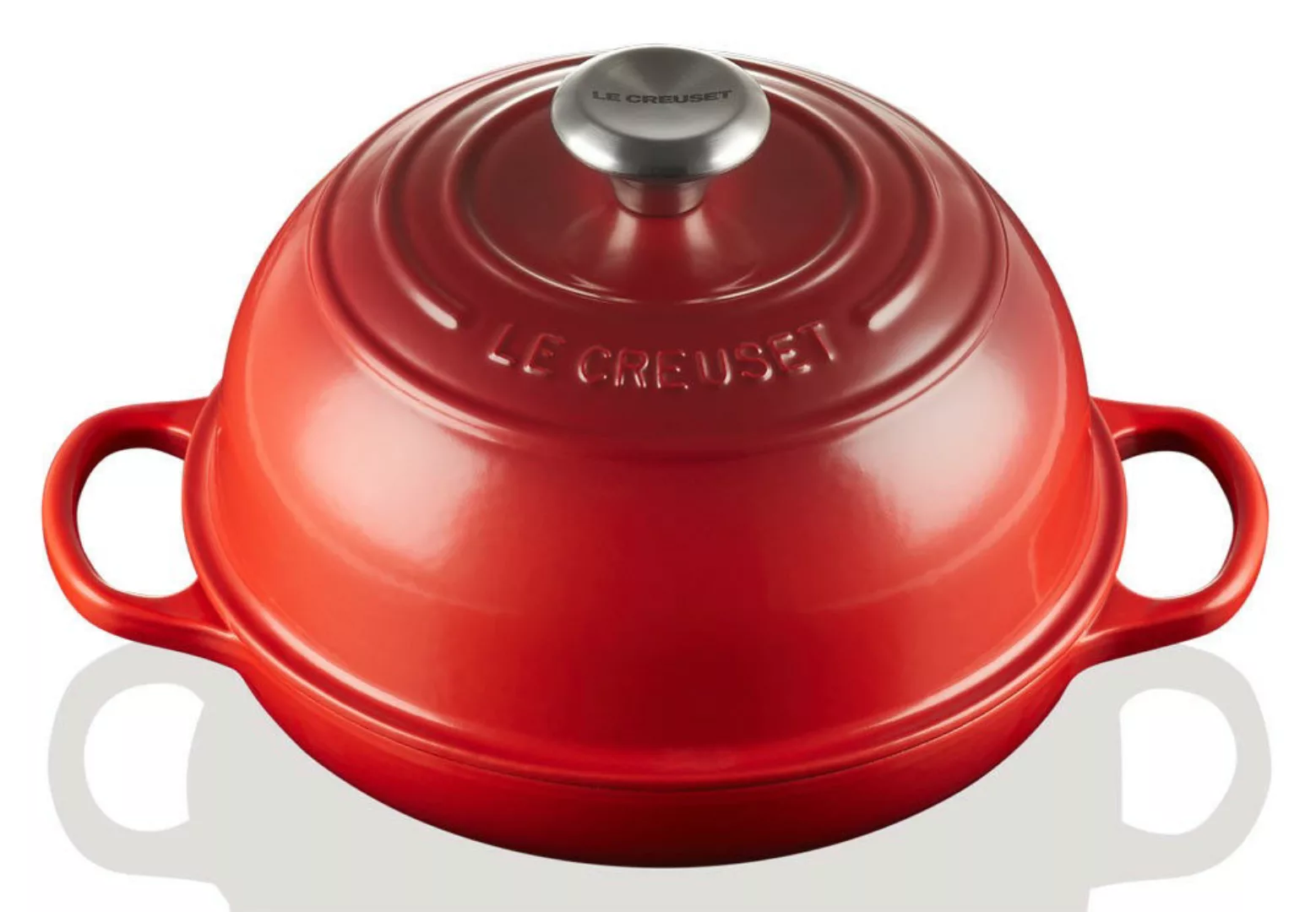 Le Creuset Brotbräter Rund Gusseisen Kirschrot 24cm günstig online kaufen