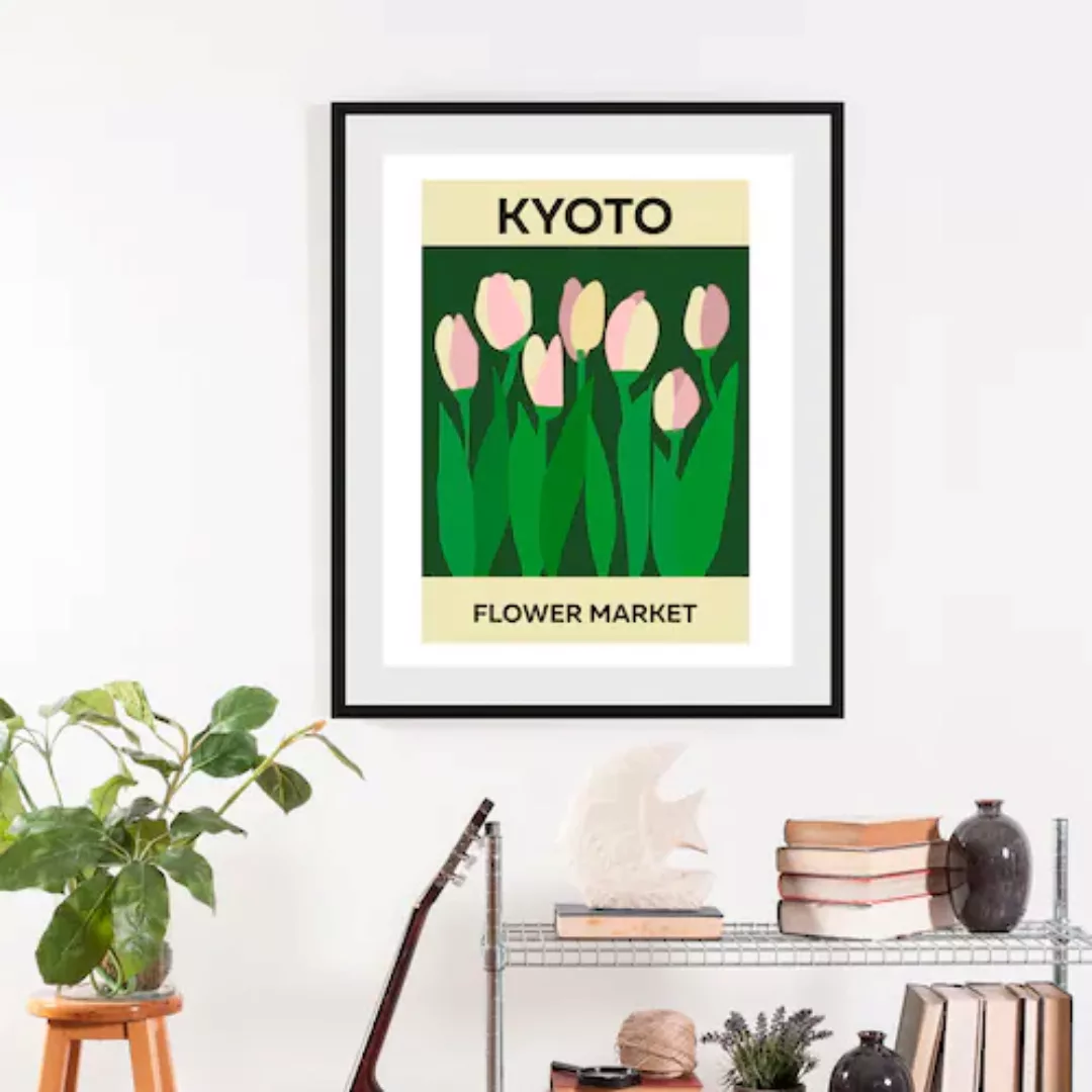 queence Bild "Kyoto", Blumen, (1 St.), gerahmt günstig online kaufen