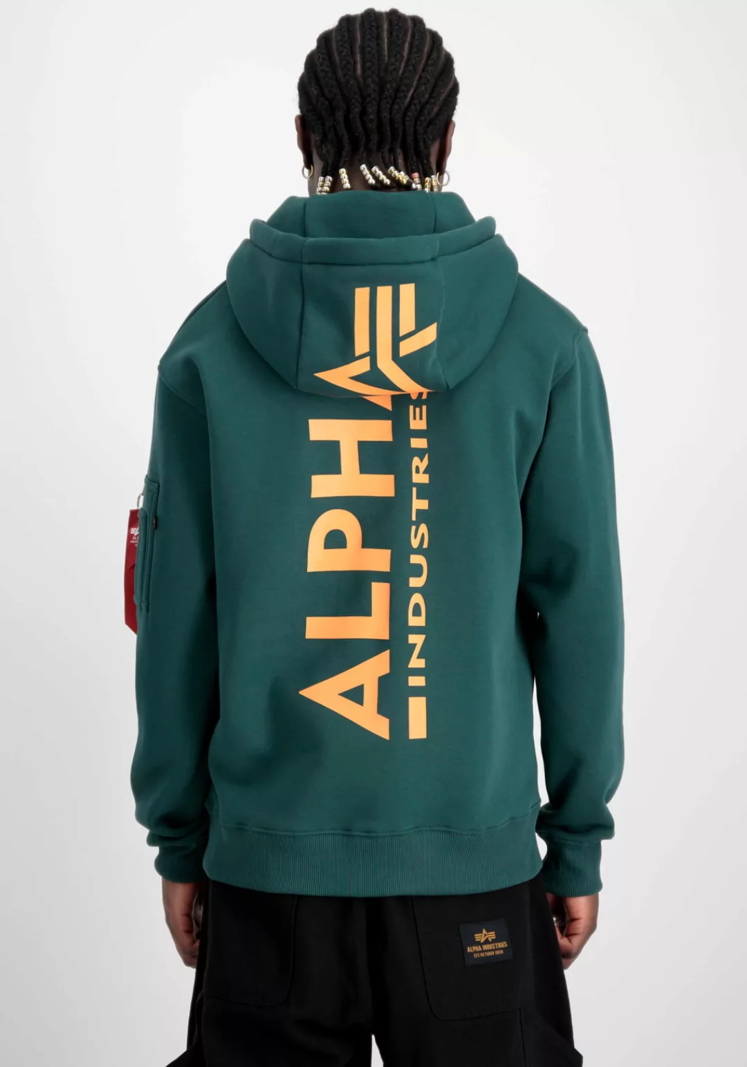 Alpha Industries Kapuzensweatshirt BACK PRINT HOODY günstig online kaufen