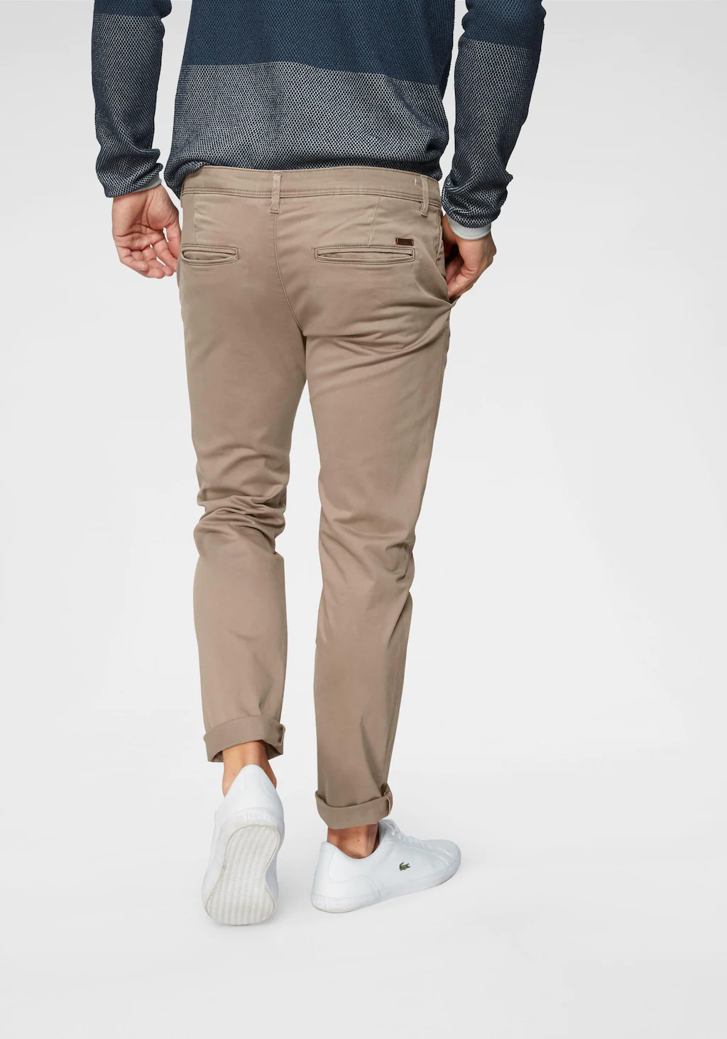 Jack & Jones Herren Chino Hose JPSTMARCO JJBOWIE - Slim Fit Beige günstig online kaufen