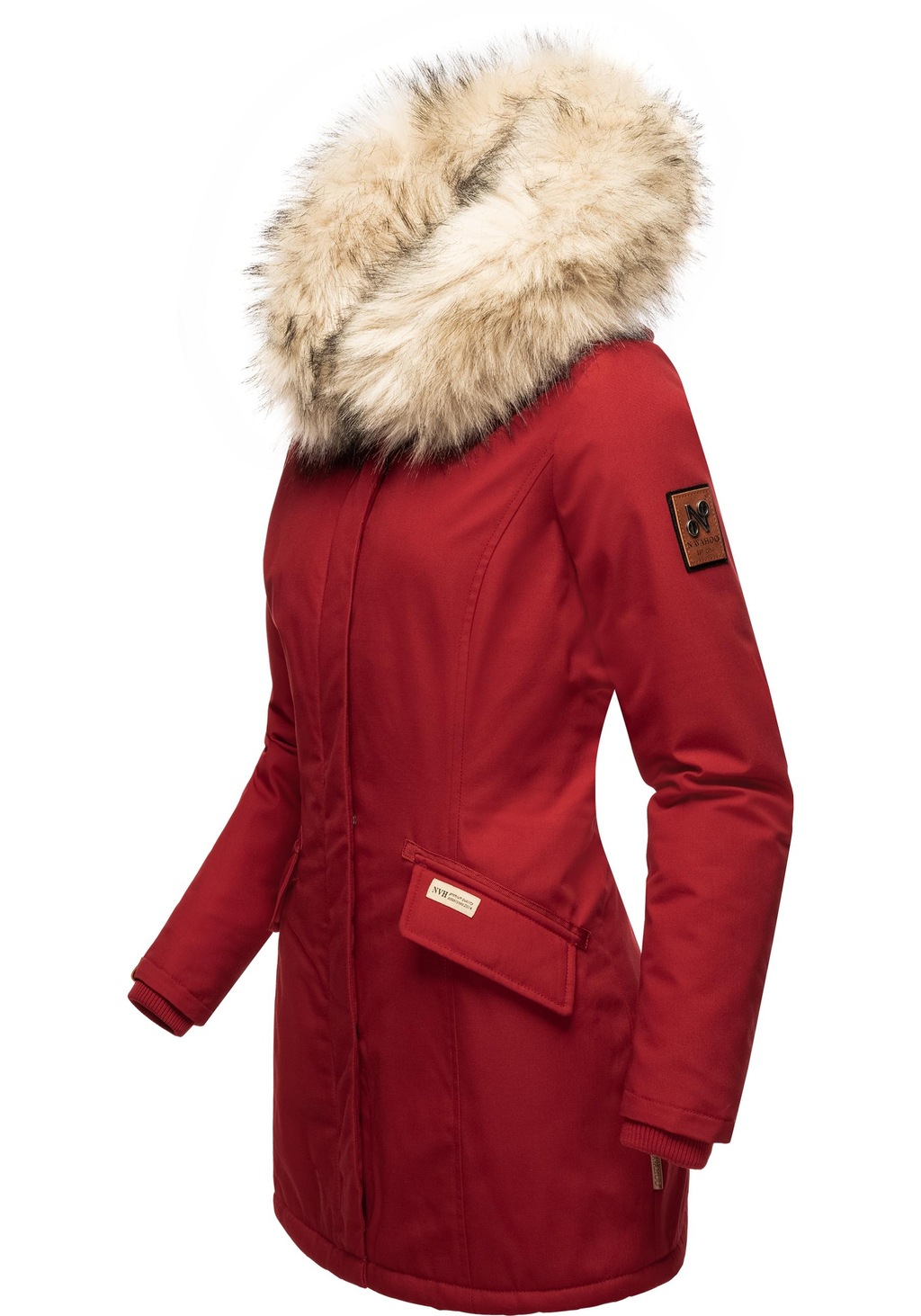 Navahoo Wintermantel "Cristal", stylischer Damen Winterparka mit Kunstfell- günstig online kaufen