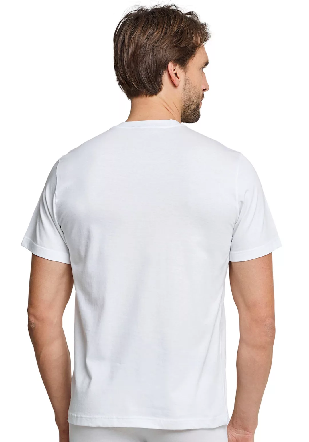 Schiesser Rundhalsshirt Single-Jersey American T-Shirt aus 100% supergekämm günstig online kaufen