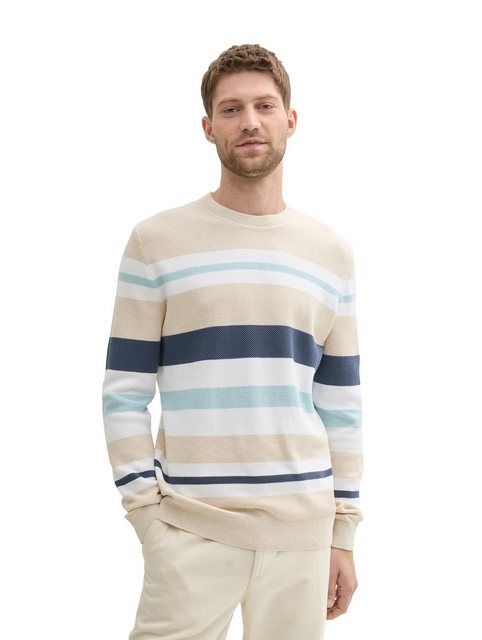 TOM TAILOR Strickpullover, im Streifen-Design günstig online kaufen