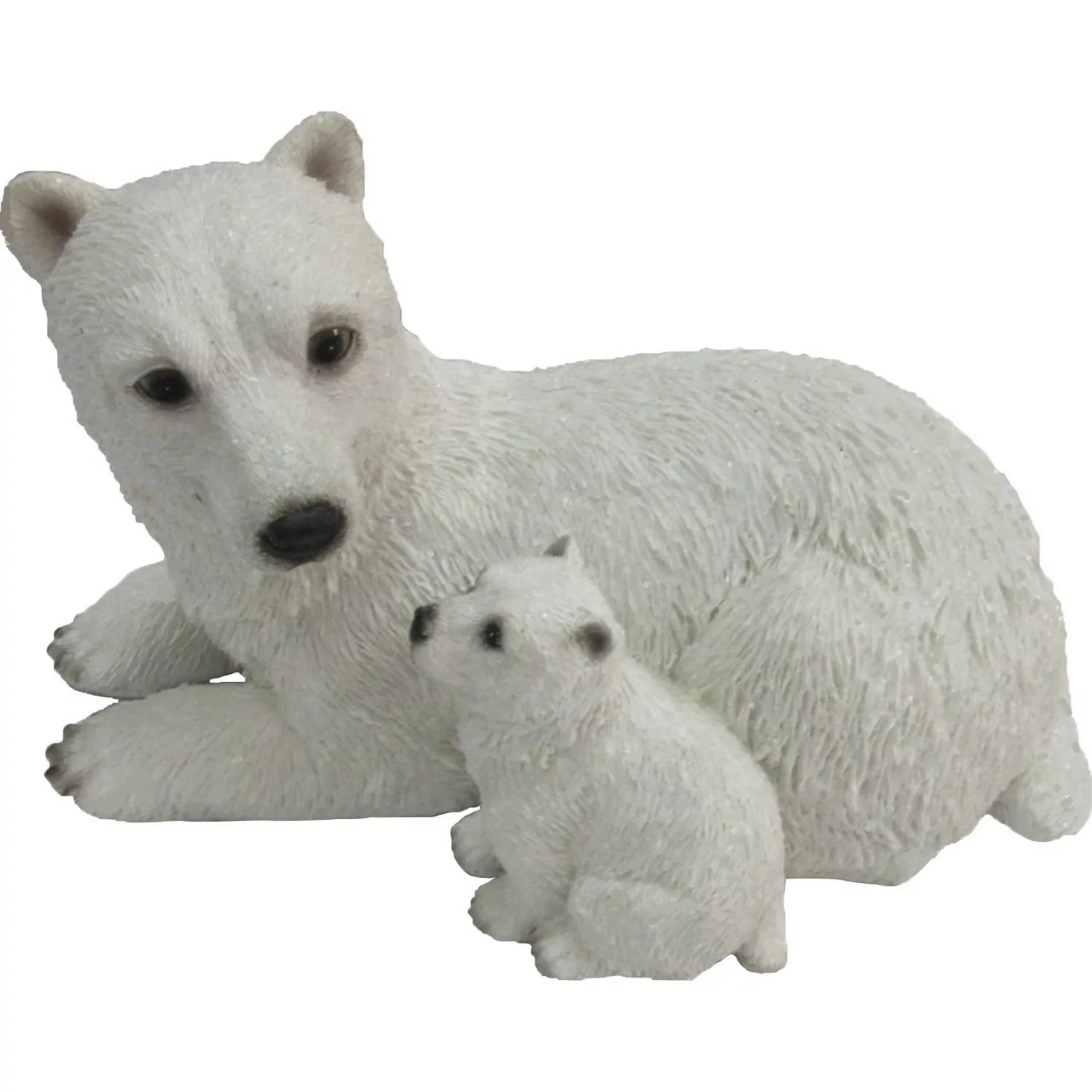 Deko-Figur Eisbär mit Kind 18 cm günstig online kaufen