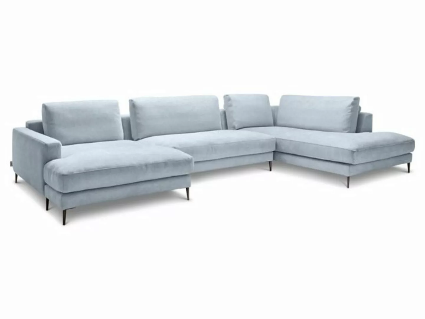 SANSIBAR Living Polsterecke Polsterecke SANSIBAR RÖMÖ U-F 170x223 cm blau E günstig online kaufen