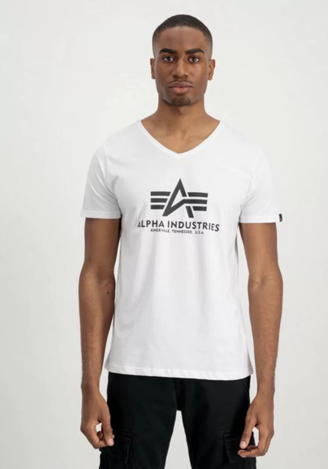 Alpha Industries T-Shirt Alpha Industries Men - T-Shirts Basic V-Neck T günstig online kaufen