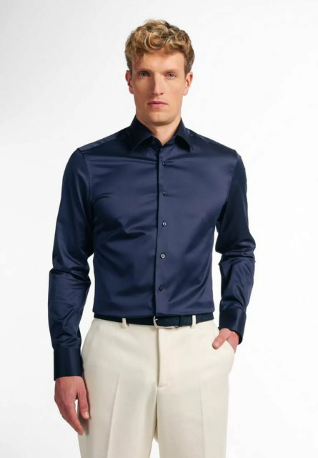 Eterna Langarmhemd SLIM FIT NON IRON (bügelfrei) günstig online kaufen