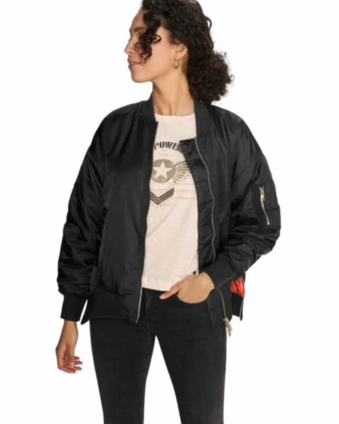 Mos Mosh Bomberjacke Ruby Bomber Jacket Black, 154360 (1-St) günstig online kaufen