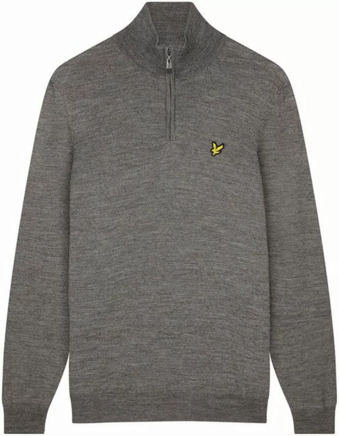 Lyle & Scott Stehkragenpullover mit Logostickerei auf der Brust günstig online kaufen