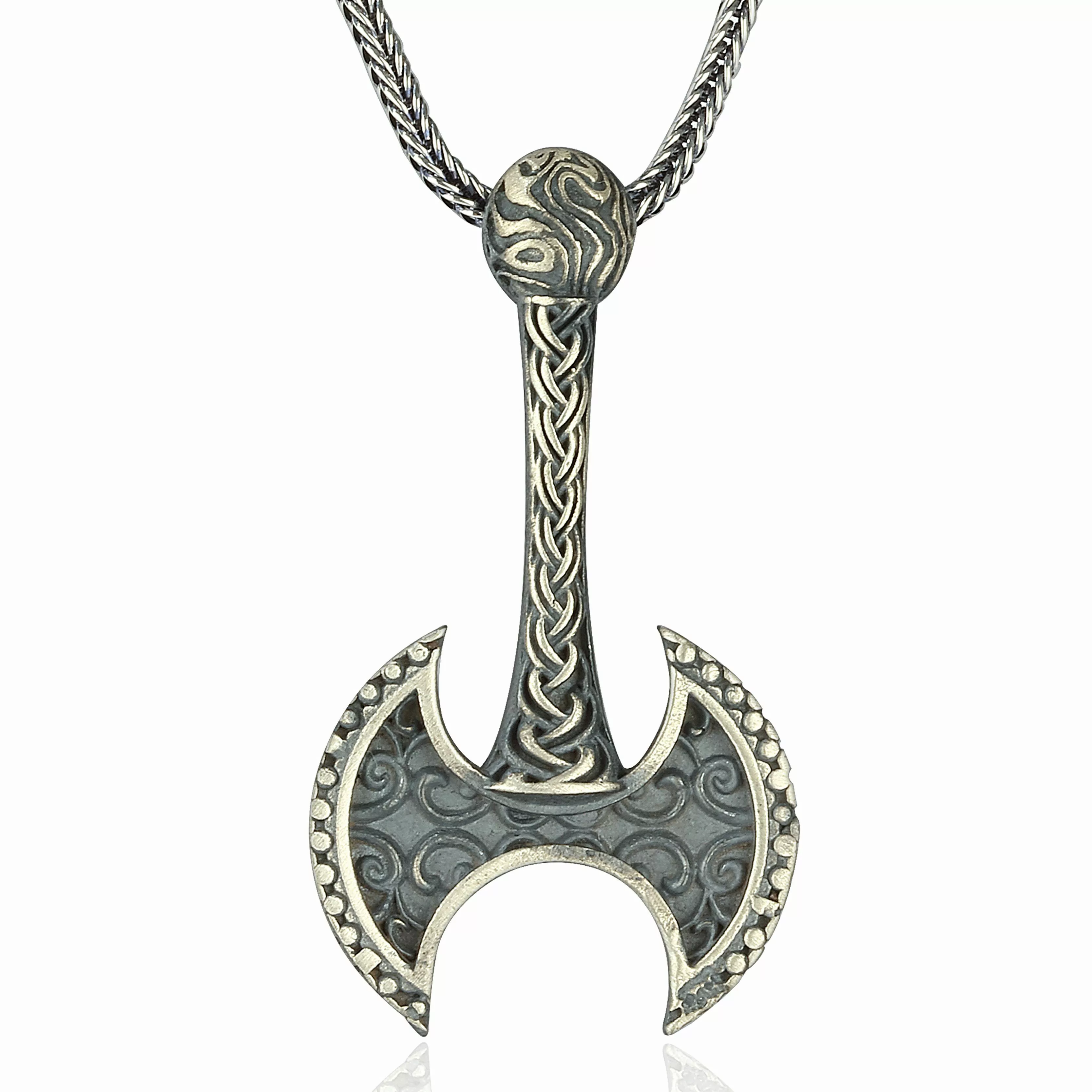 NAHLE Kette mit Anhänger Silber Wikinger günstig online kaufen
