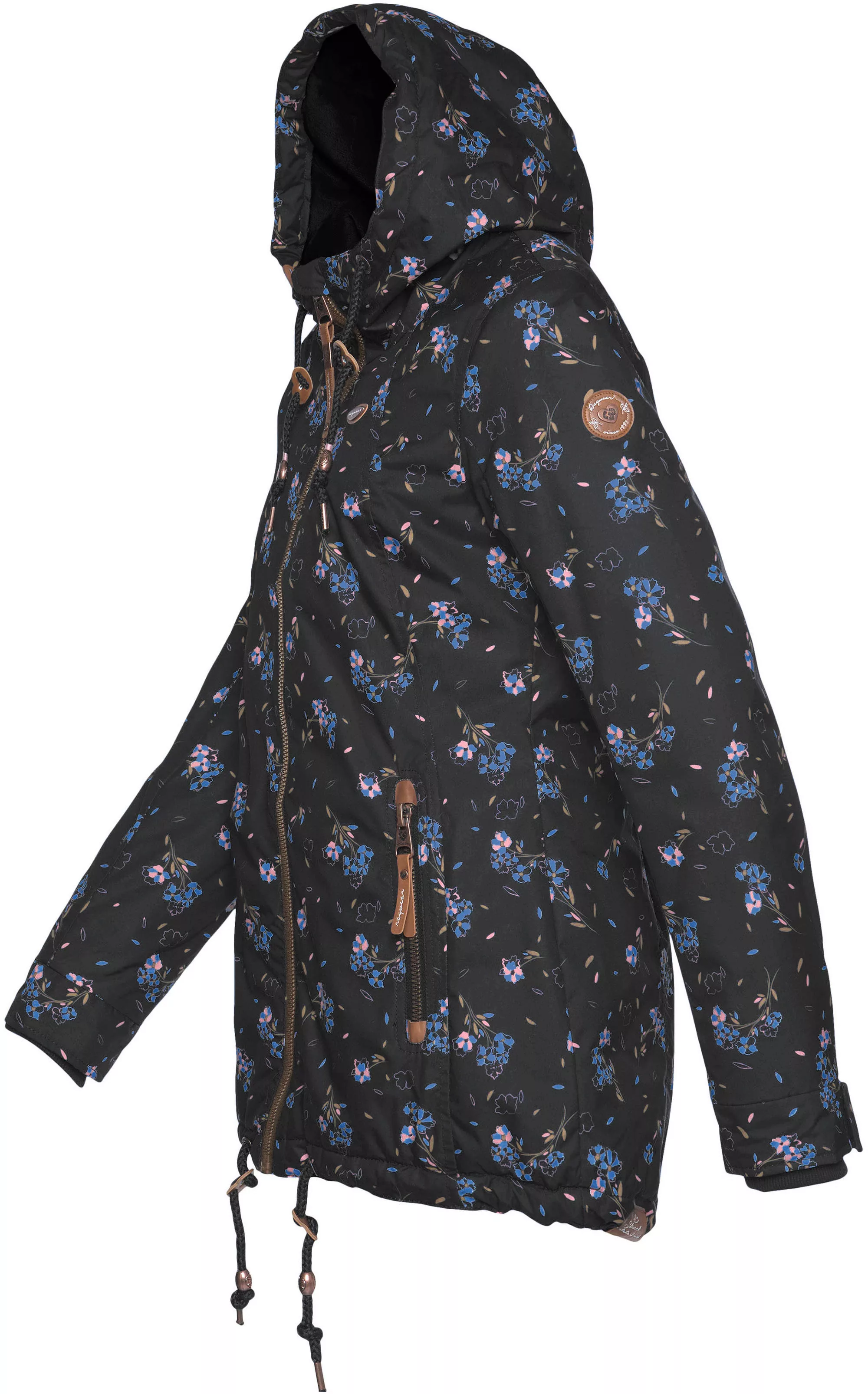 Ragwear Funktionsparka ZUZKA FLOWERS O Outdoorjacke im Allover-Flower-Print günstig online kaufen