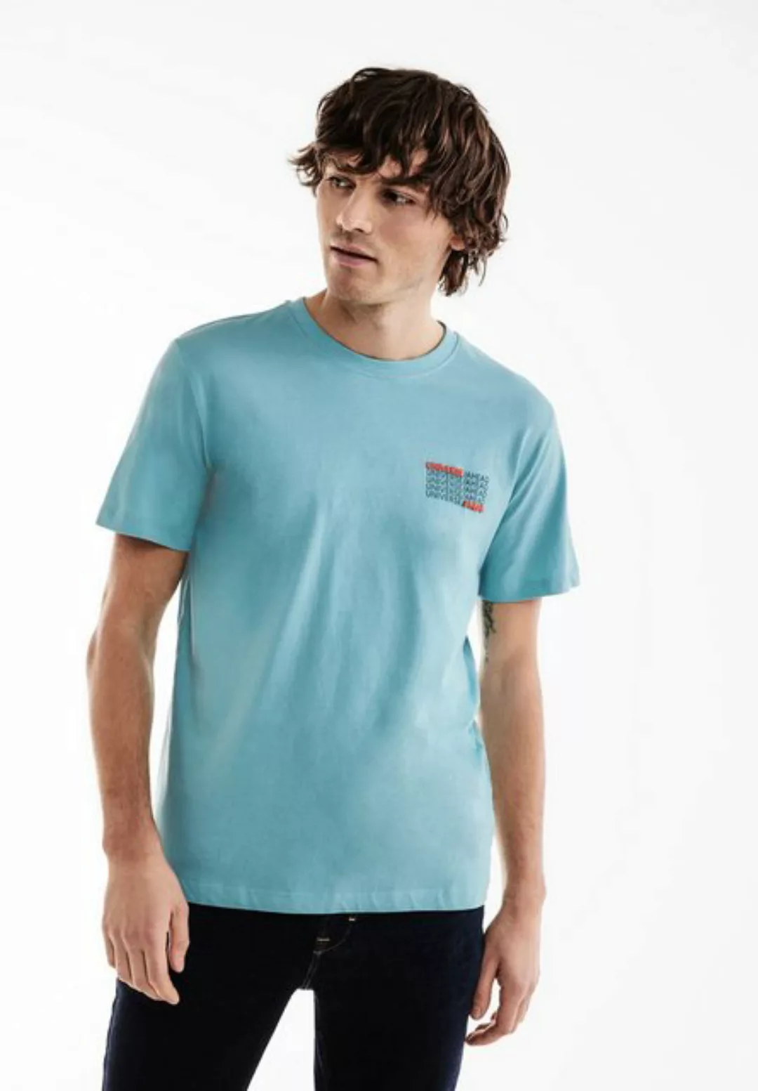 STREET ONE MEN T-Shirt mit Rundhalsausschnitt günstig online kaufen
