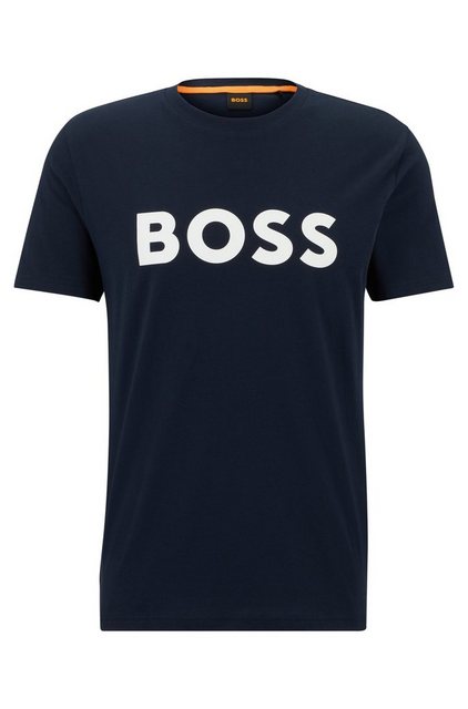 BOSS ORANGE Kurzarmshirt Thinking 1 10246016 01 (1-tlg) mit Logoschriftzug- günstig online kaufen