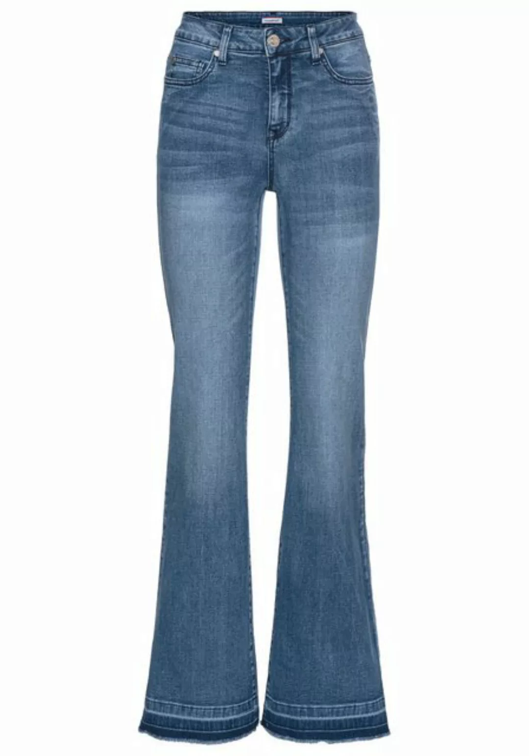 KangaROOS Weite Jeans Flare Weite Jeans High Waist günstig online kaufen