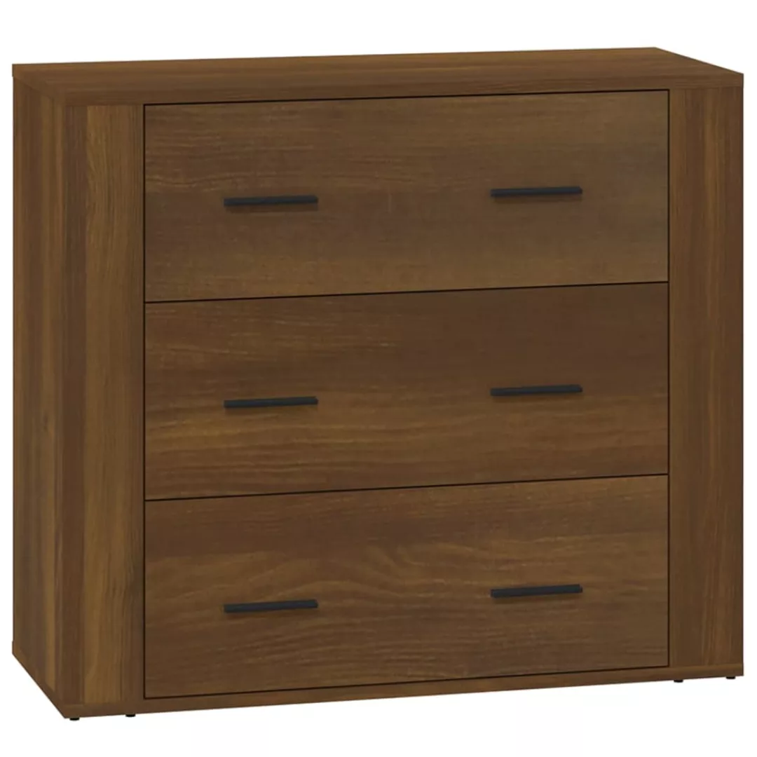 Vidaxl Sideboard Braun Eichen-optik 80x33x70 Cm Holzwerkstoff günstig online kaufen