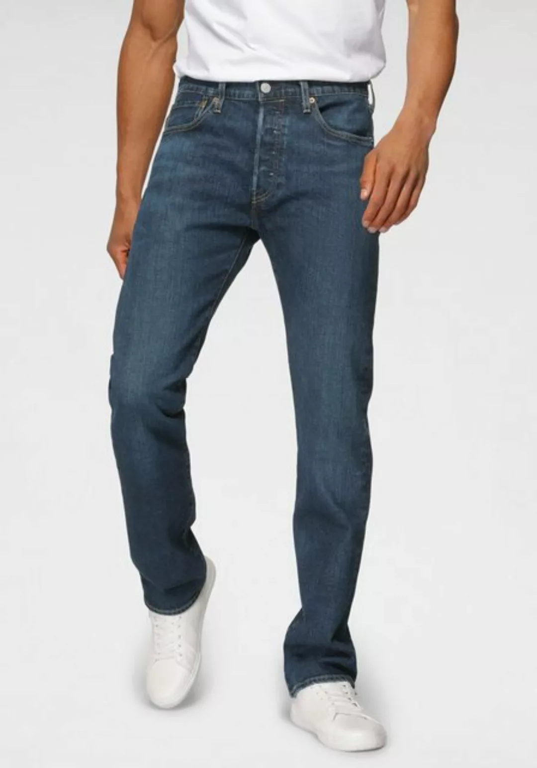 Levi's® Straight-Jeans 501 LEVI'S ORIGINAL mit Markenlabel günstig online kaufen