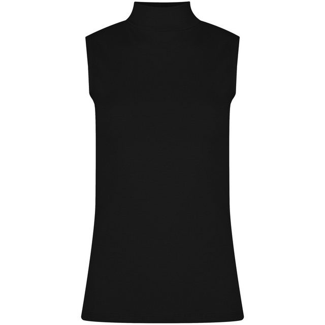 Evoni T-Shirt Basic Shirt ärmellos Halbkragen Tank-Top günstig online kaufen