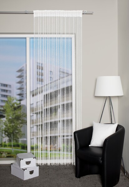 HOME WOHNIDEEN Fadenvorhang »SIMINO«, (1 St.), Fadenstore Jacquard, Kombiba günstig online kaufen