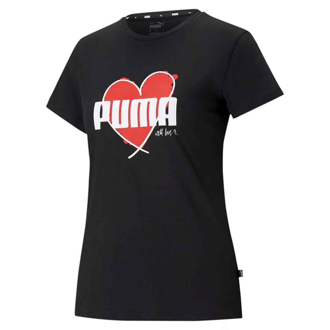 Puma Heart Kurzarm T-shirt M Puma Black günstig online kaufen