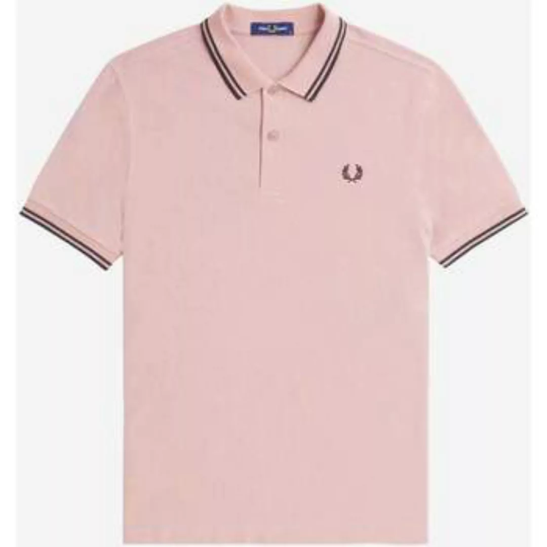 Fred Perry  T-Shirts & Poloshirts -Hemd mit zwei Spitzen – Dusty RS Pink Bl günstig online kaufen