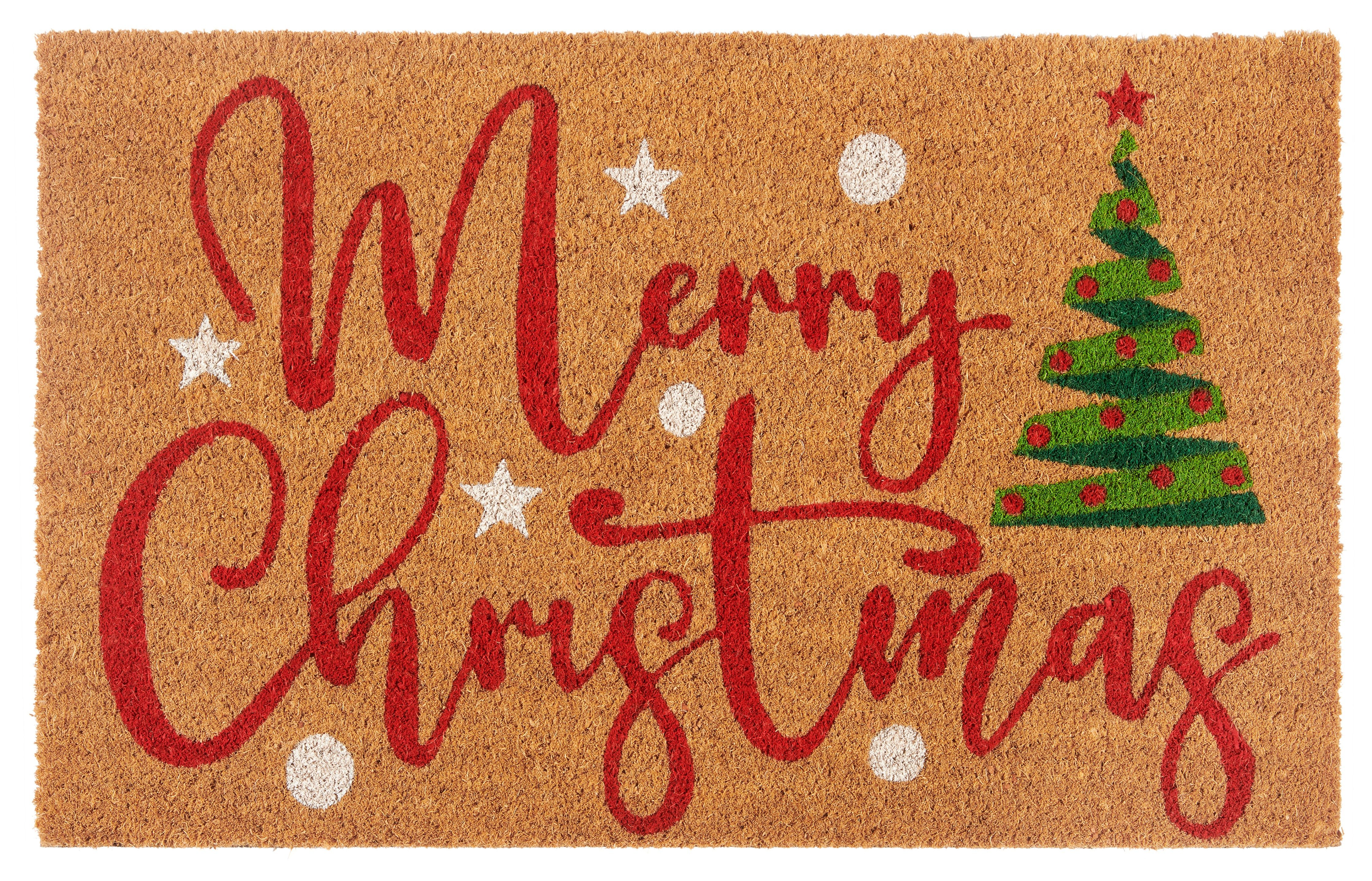 HANSE Home Fußmatte Kokos Merry Christmas günstig online kaufen