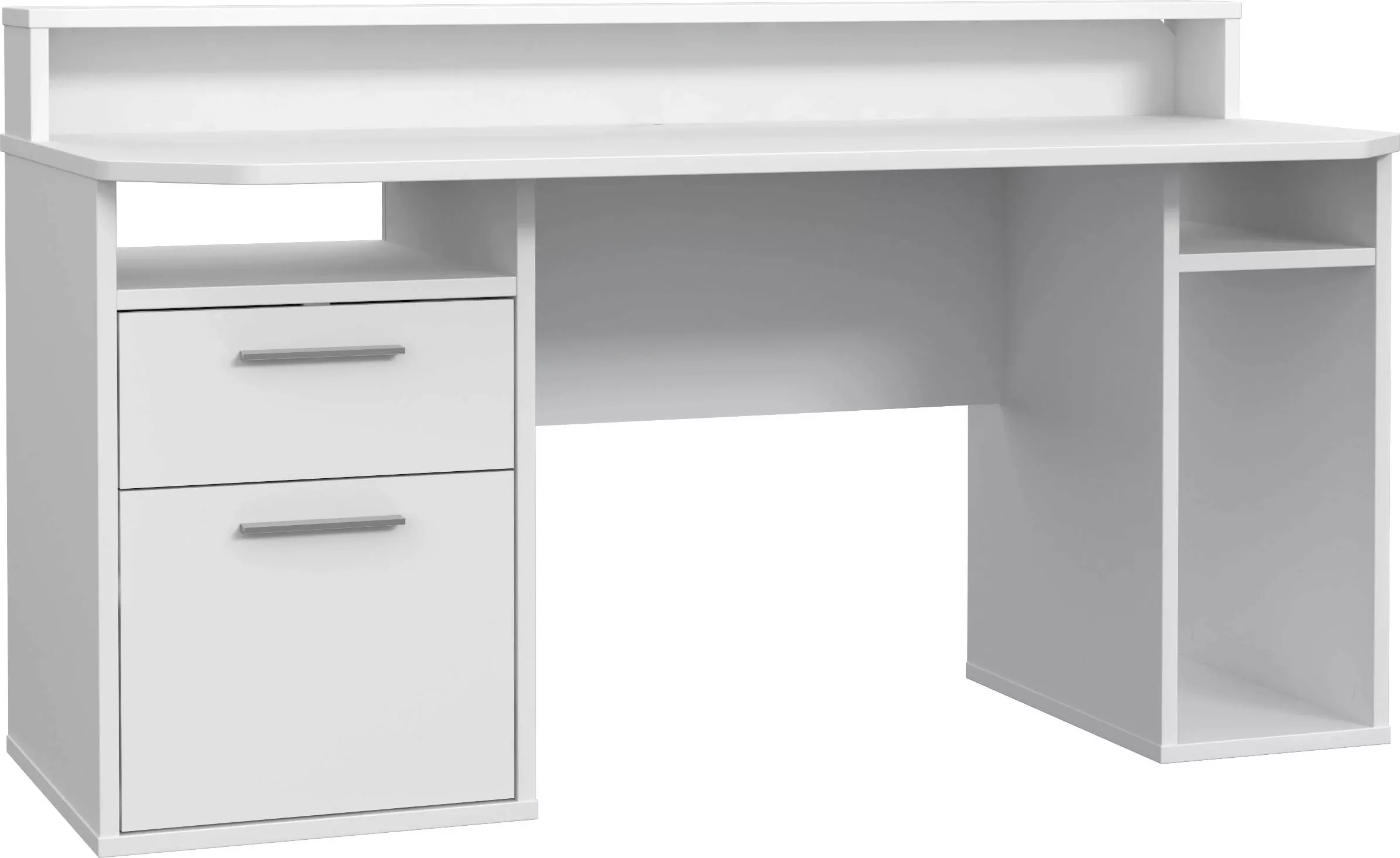 Gaming Schreibtisch Weiß 160 cm TEZAUR günstig online kaufen