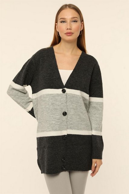 HomeStore Cardigan Gestreiftes Strickjäckchen günstig online kaufen