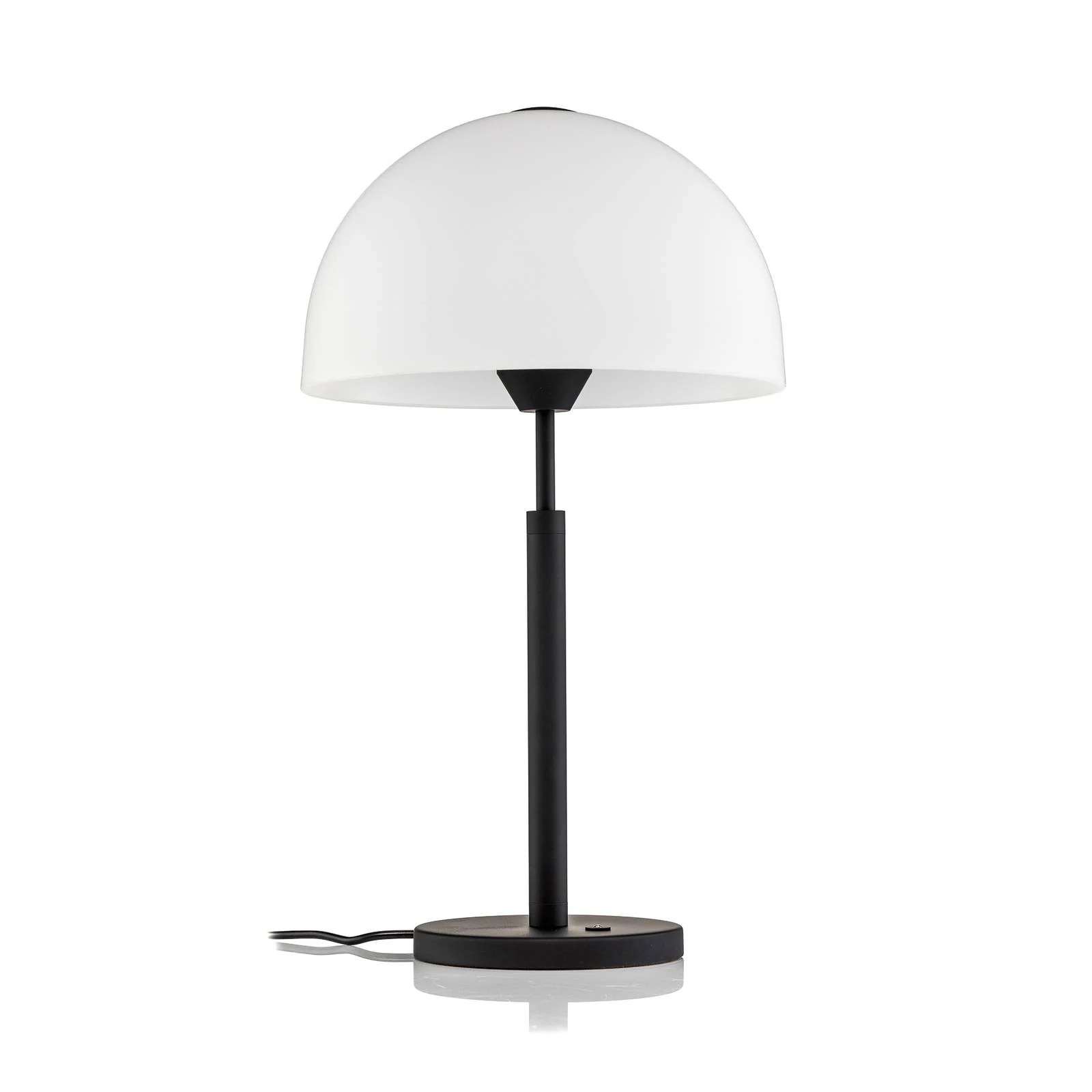 Rothfels Laurena LED-Tischlampe, Glas, schwarz günstig online kaufen