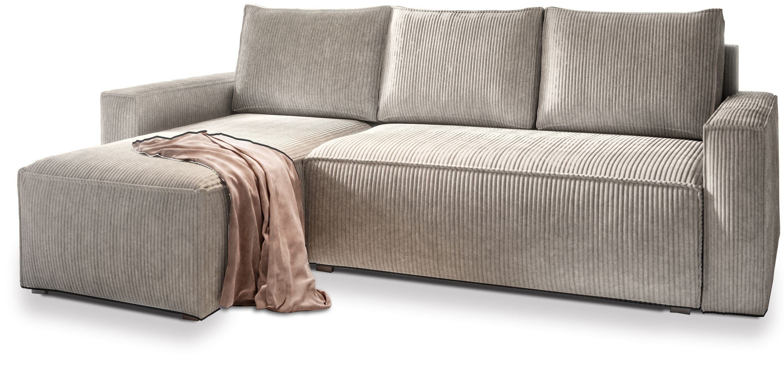 Masseno Ecksofa POTARO mit Schlaffunktion L-Form, günstig online kaufen