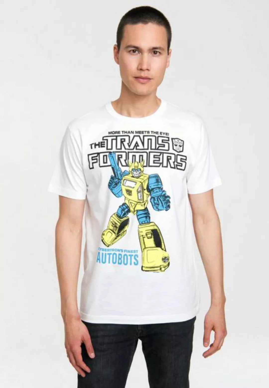 LOGOSHIRT T-Shirt Bumblebee - Transformers mit coolem Frontprint günstig online kaufen
