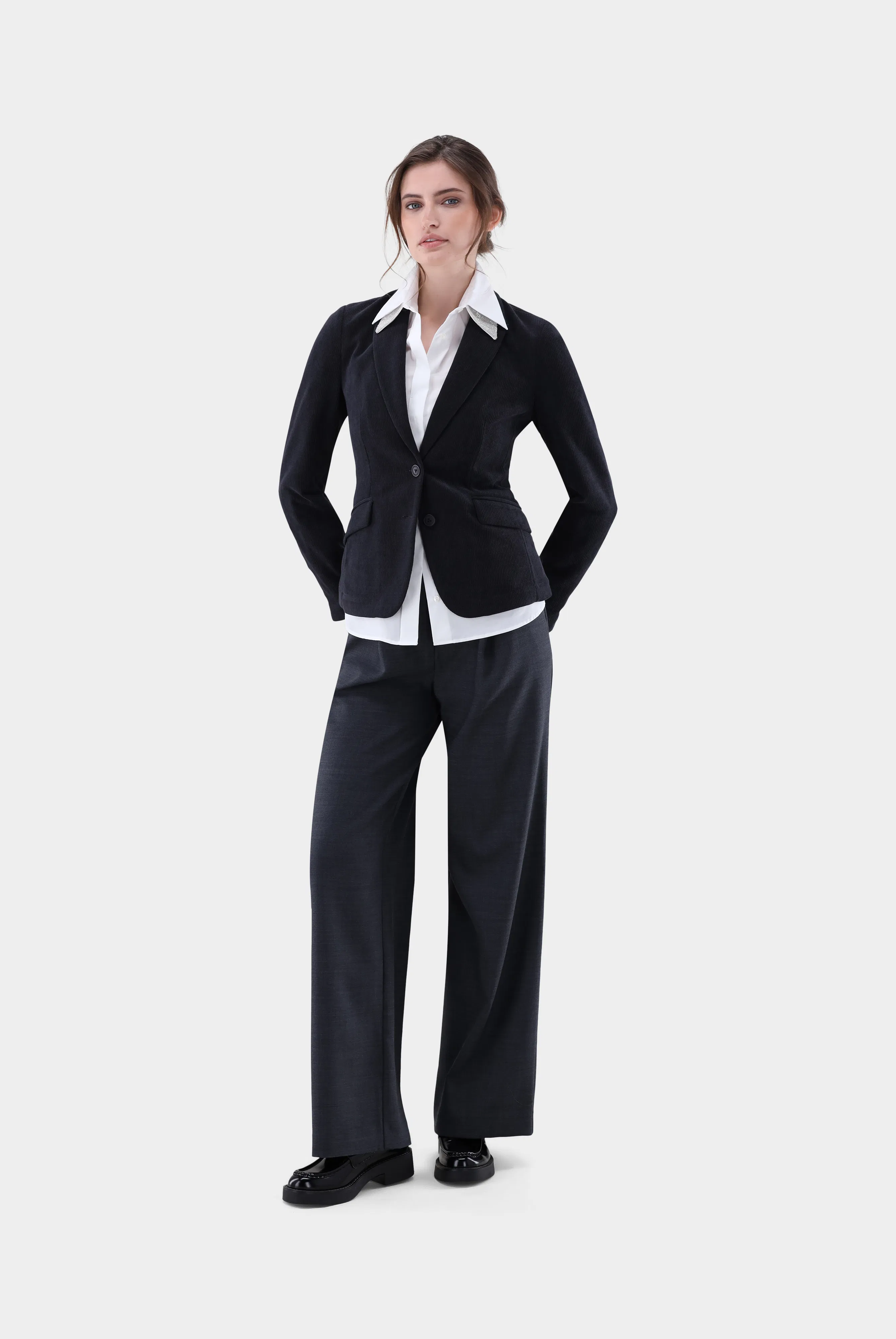Blazer gerippt aus Samt günstig online kaufen