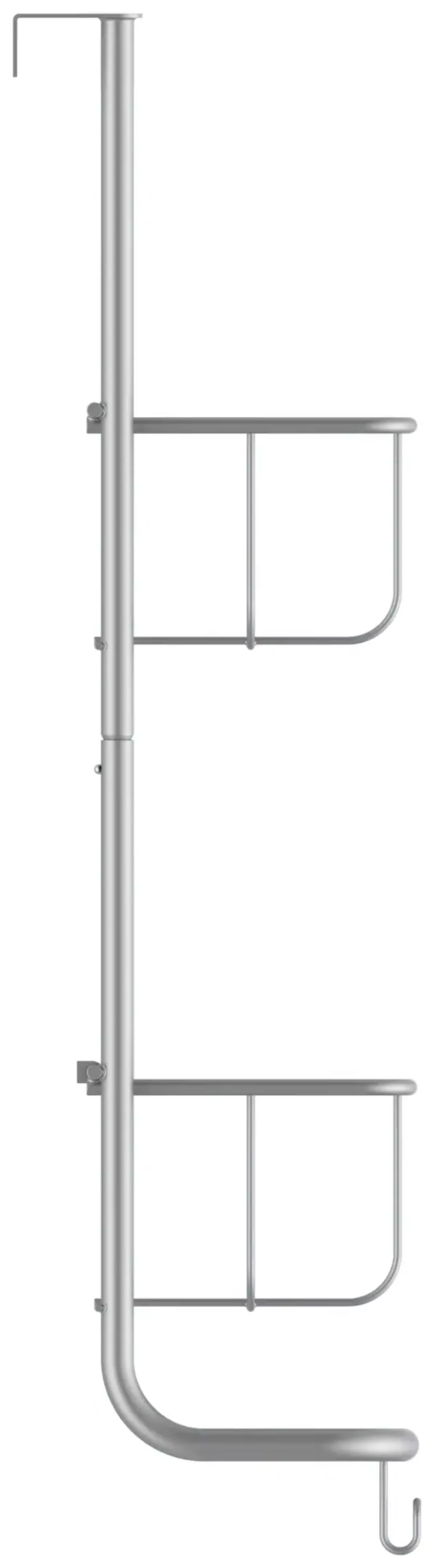 Eisl Duschregal Silber, o. Bohren, Duschablage, günstig online kaufen
