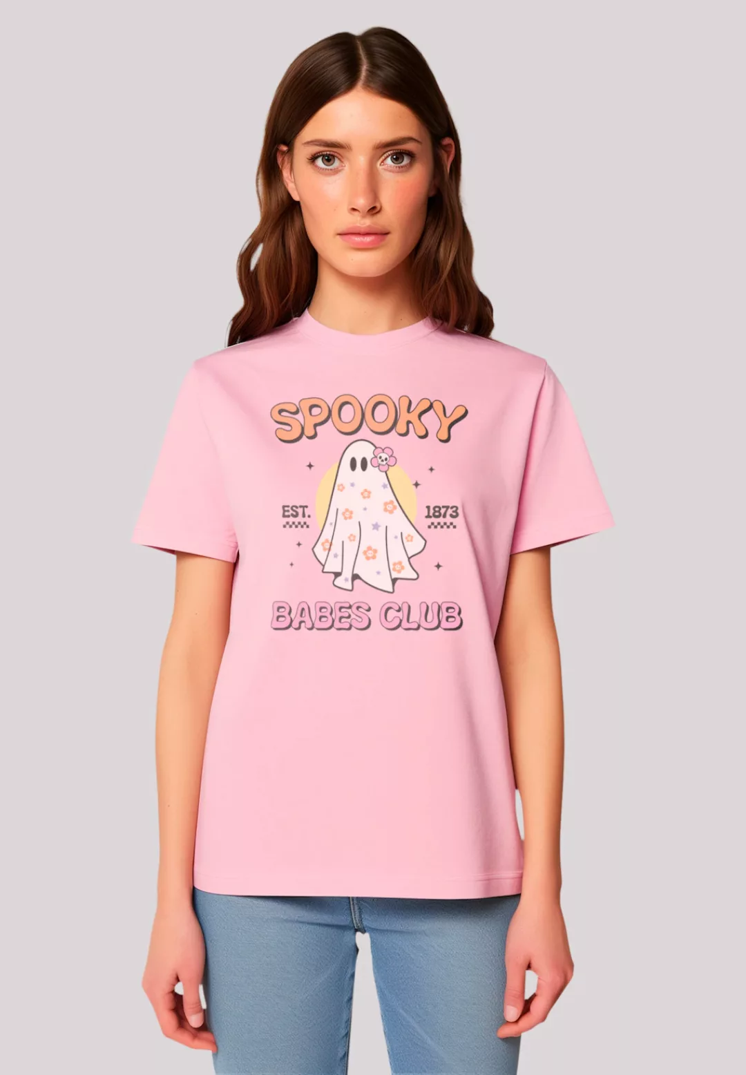 F4NT4STIC T-Shirt "Retro Halloween Spooky Babes Club", Premium Qualität, Ha günstig online kaufen