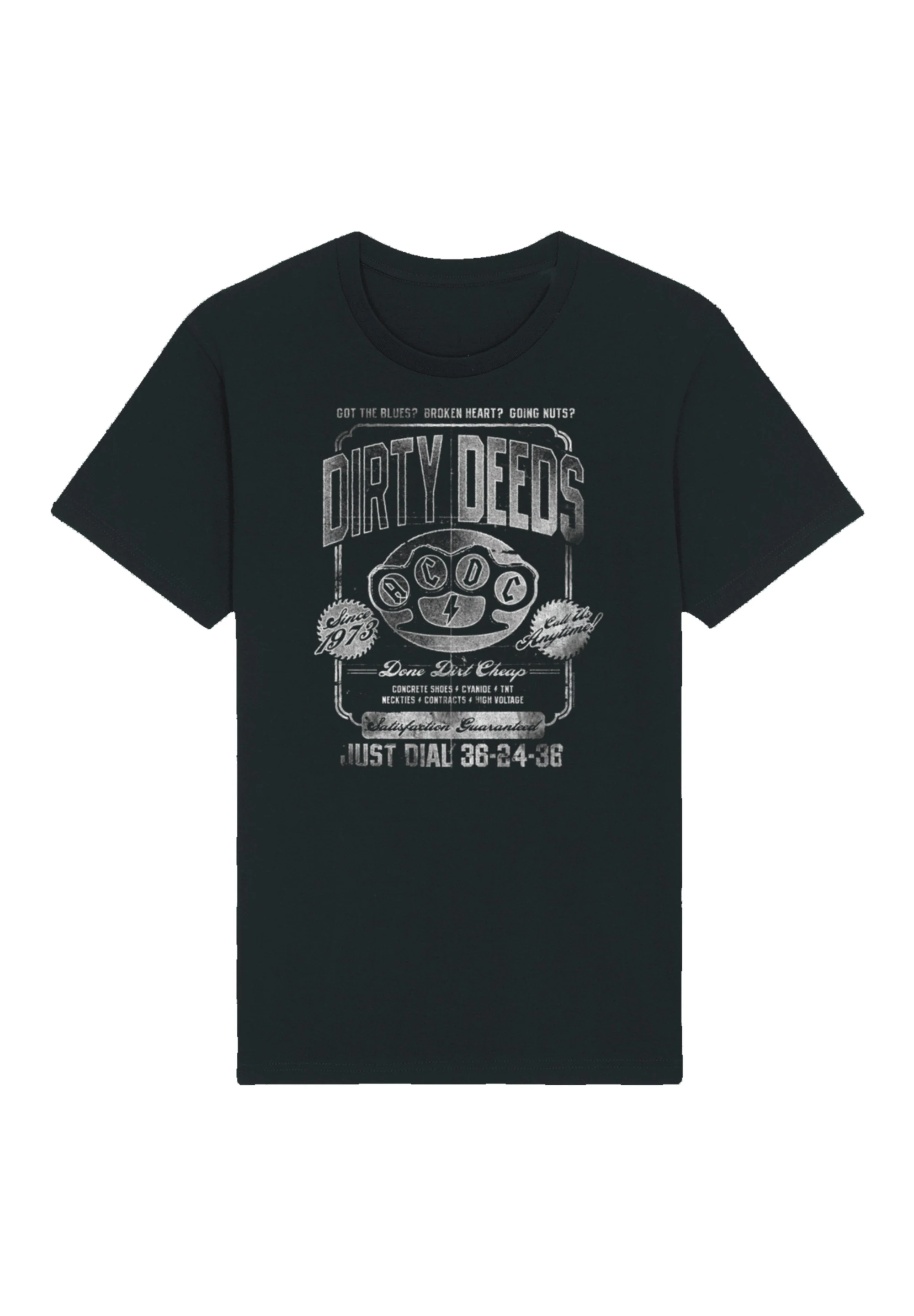 F4NT4STIC T-Shirt "AC/DC Dirty Deeds Done Cheap Just Dial", Premium Qualitä günstig online kaufen