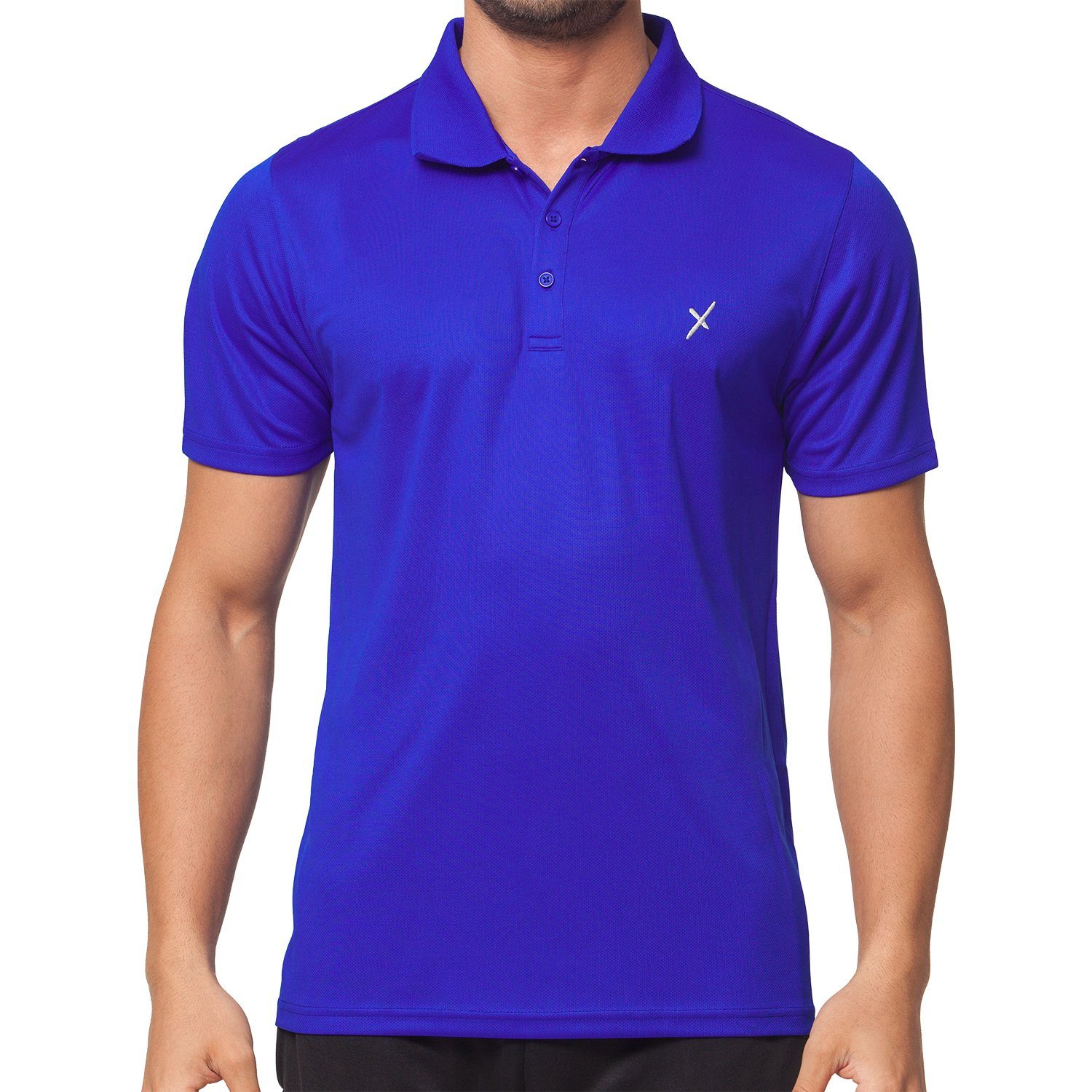 CFLEX Trainingsshirt Herren Sport Fitness Polo-Shirt günstig online kaufen